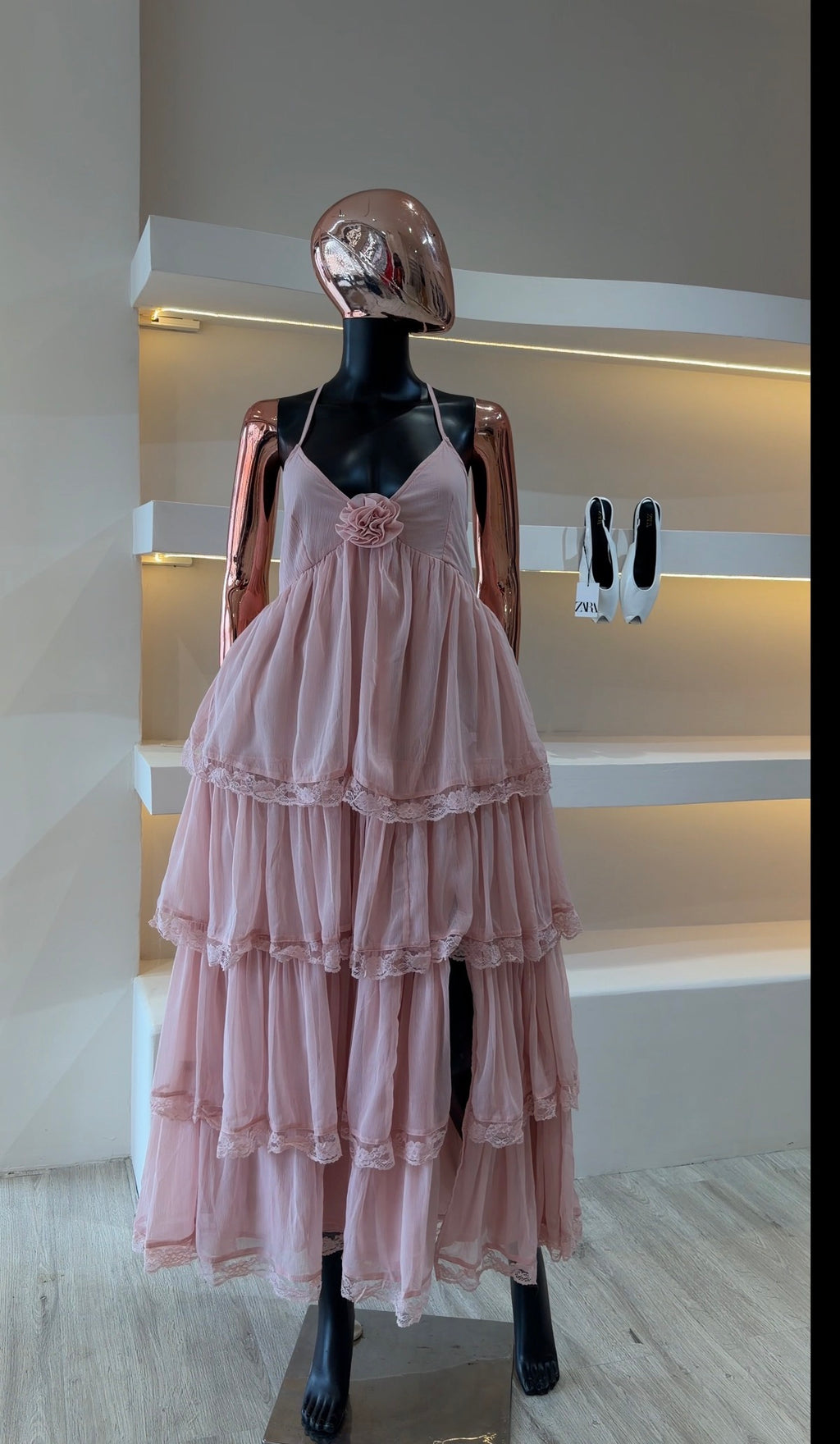 Zara ruffle dress