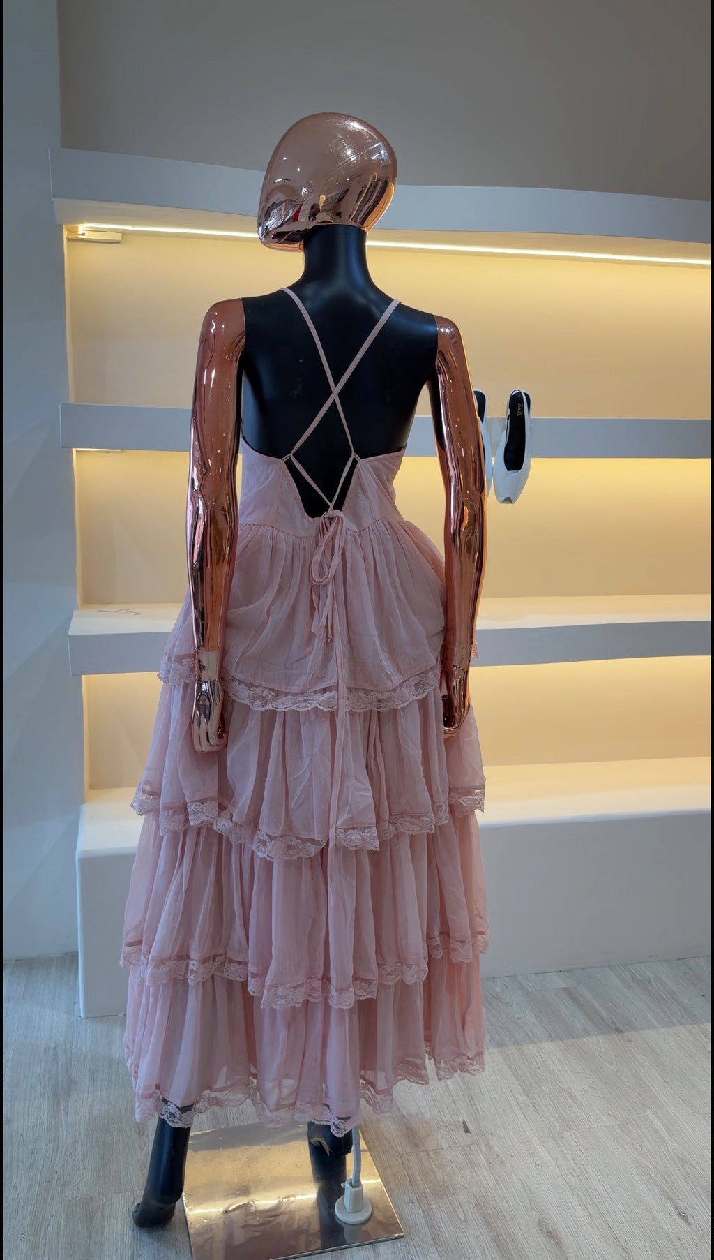 Zara ruffle dress