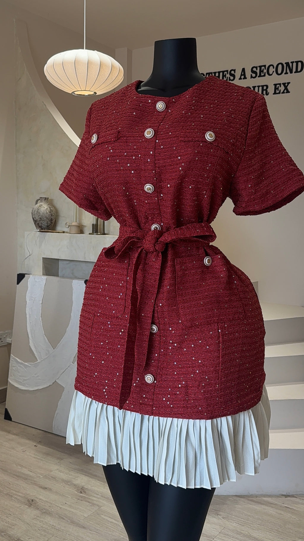 Kelly Tweed Dress