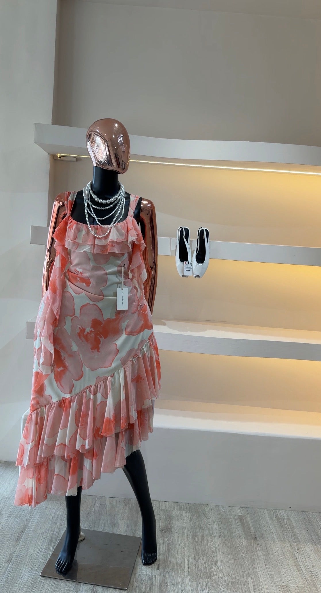 Olivia ruffle dress