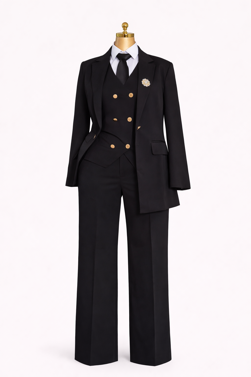 Let’s talk business three pieces suit set