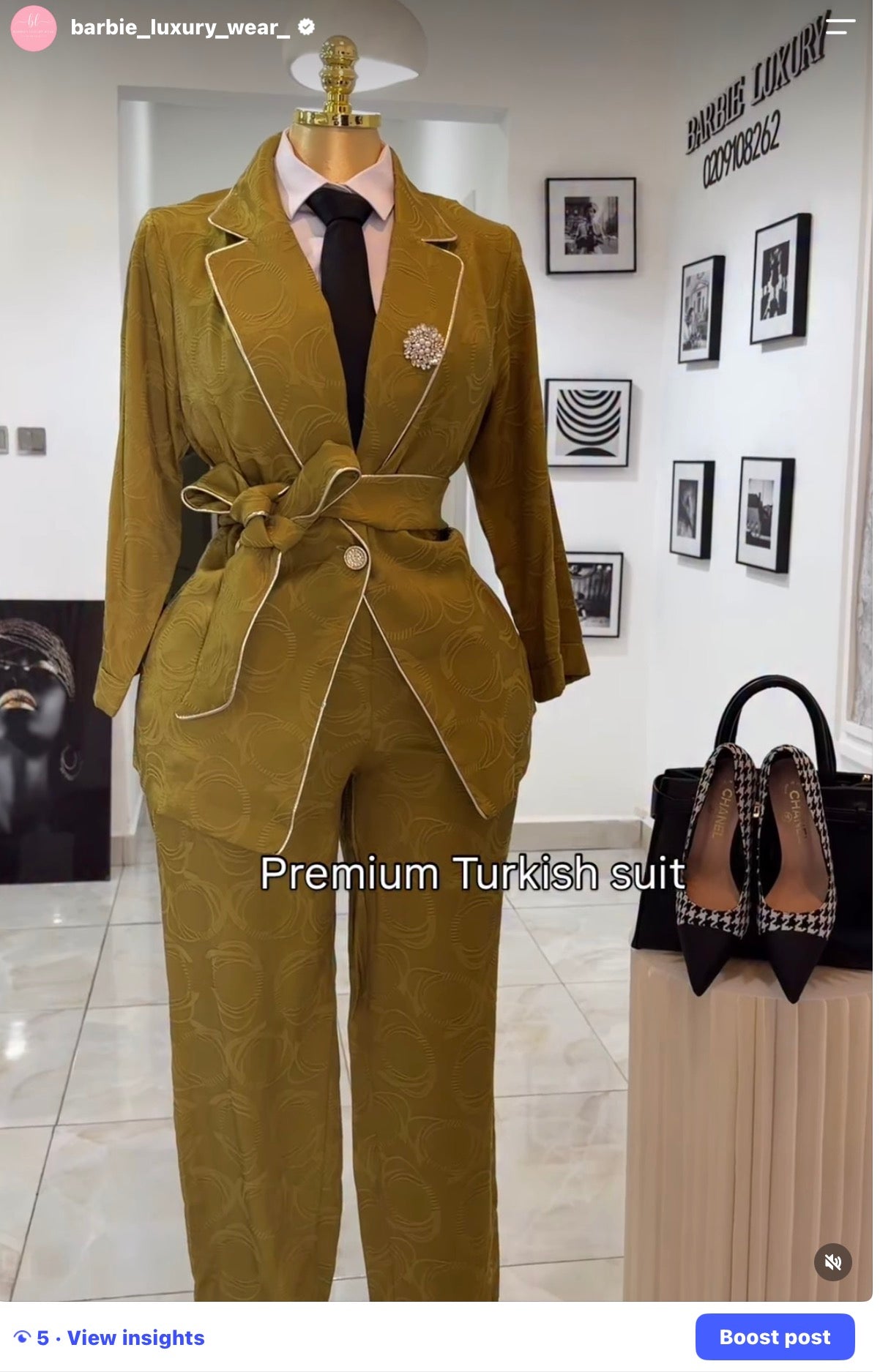 Lindy turkish suit