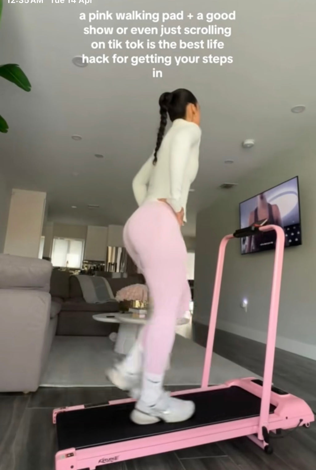 INCLINED WALKING PAD+BODY FAT SCALE