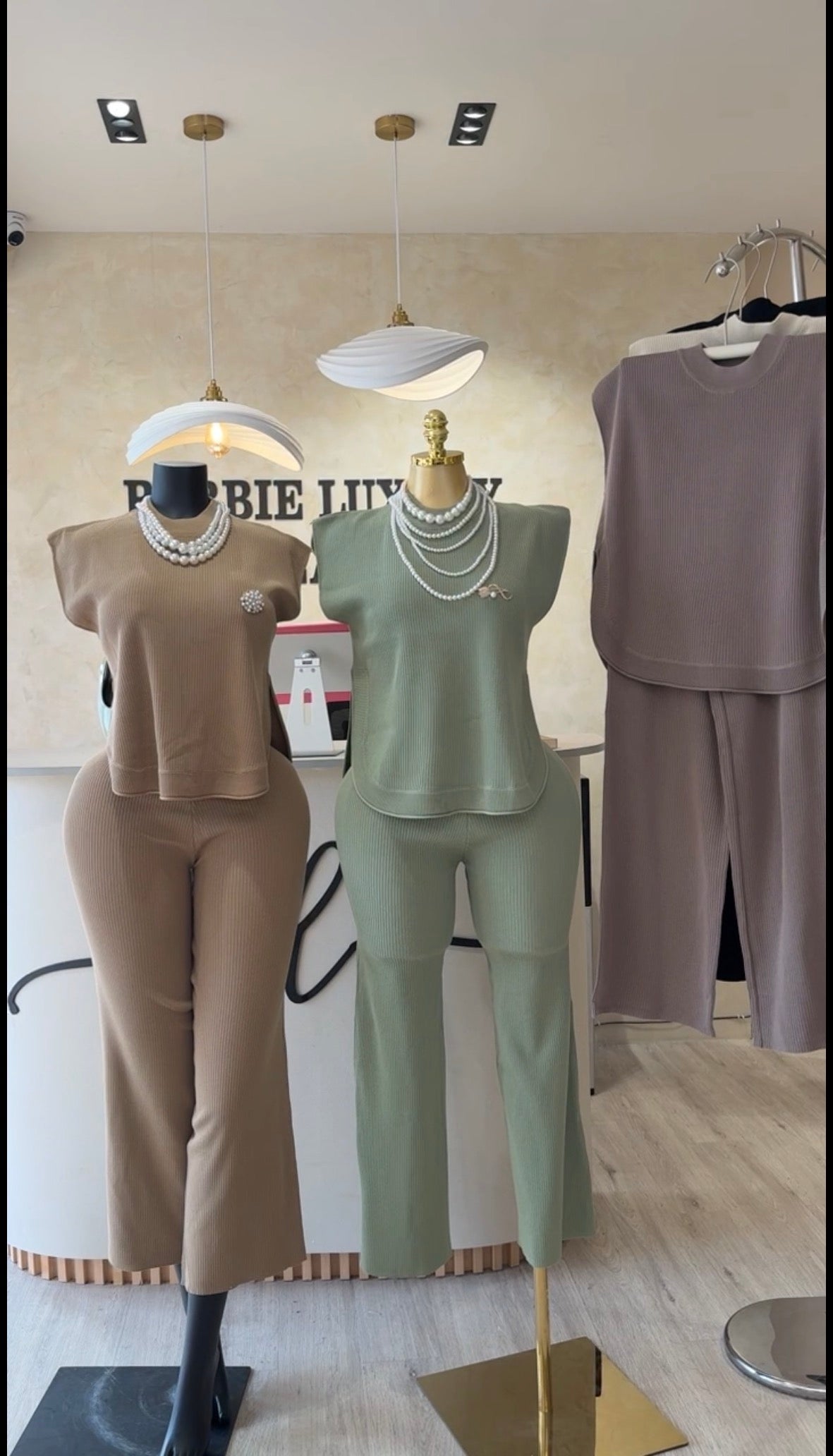 Paris knit set