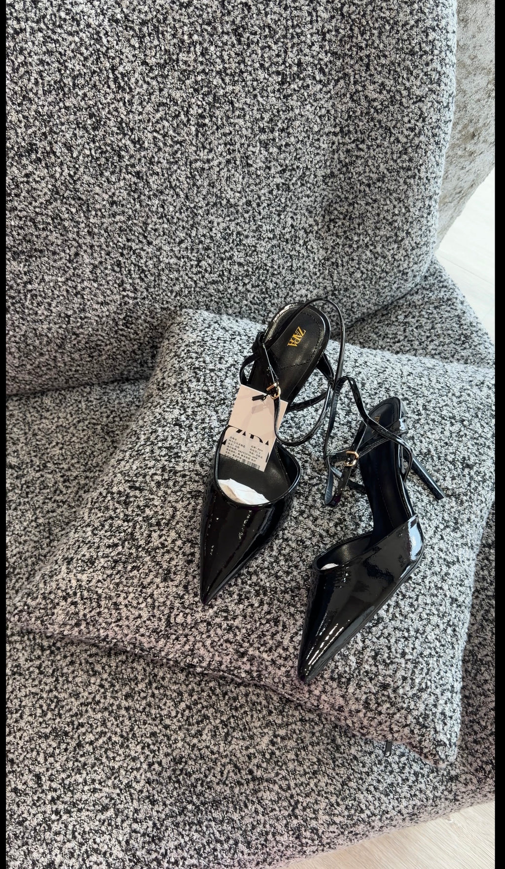 All black heels