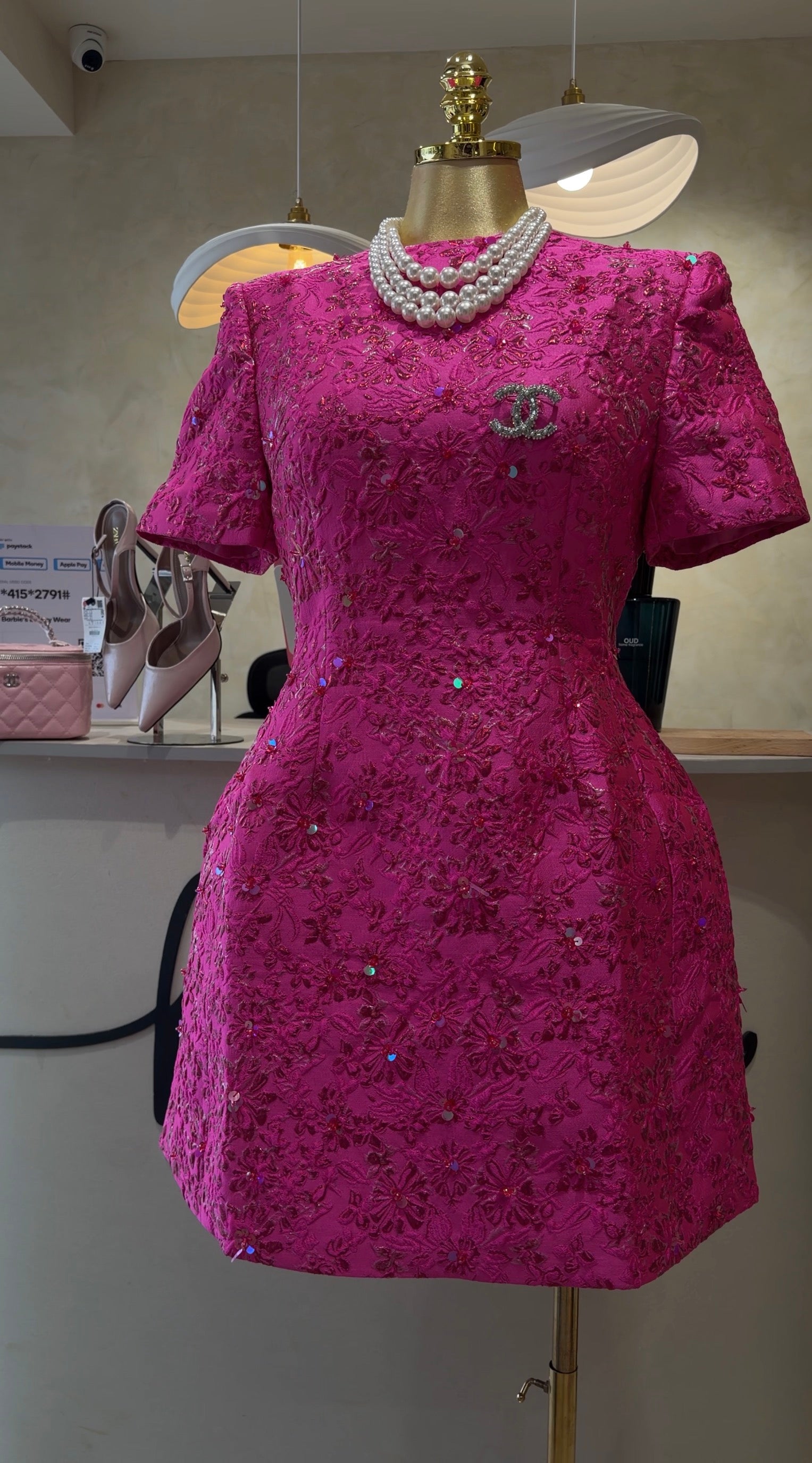 Luxury brocade Dress