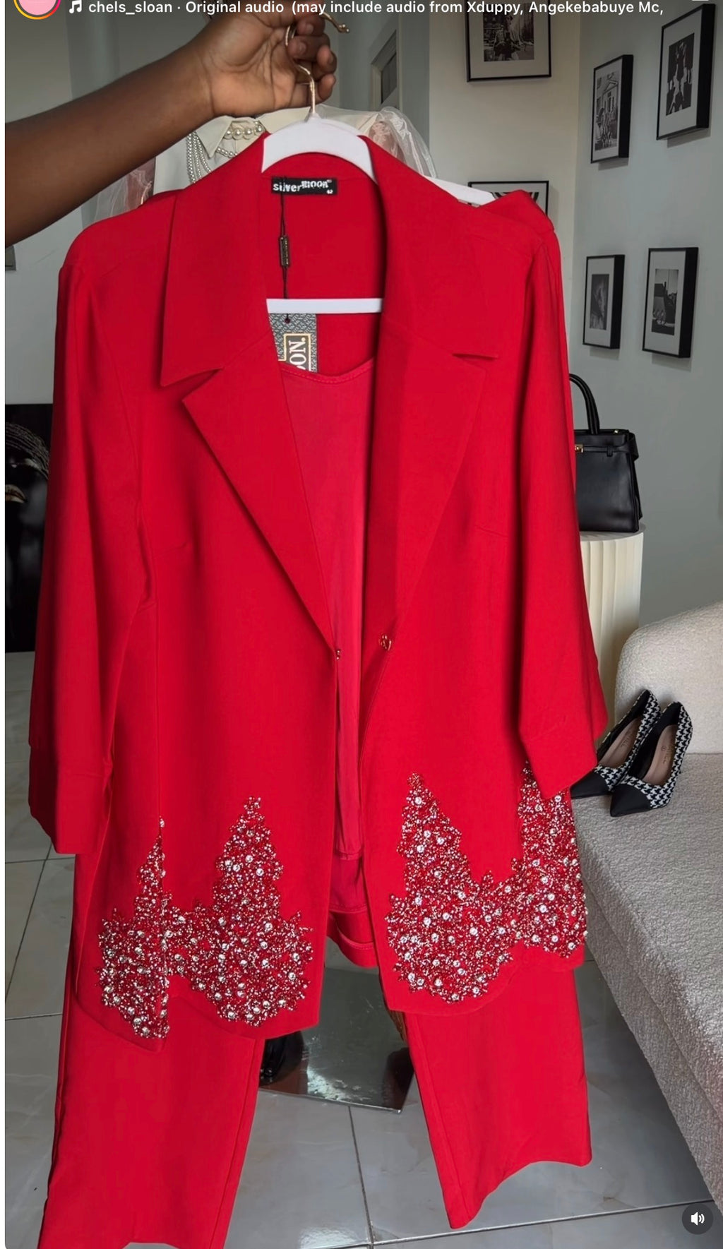 Bella Embellished suit