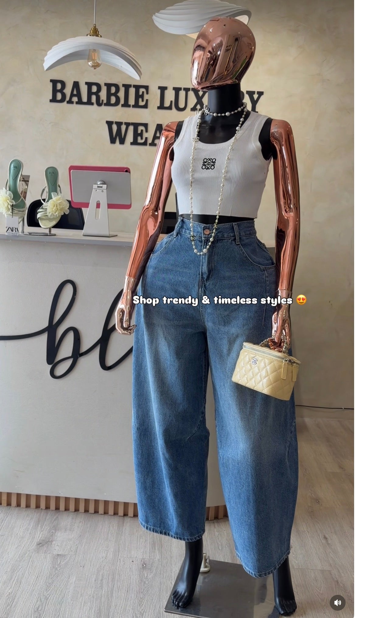 Tee Barrel Jeans