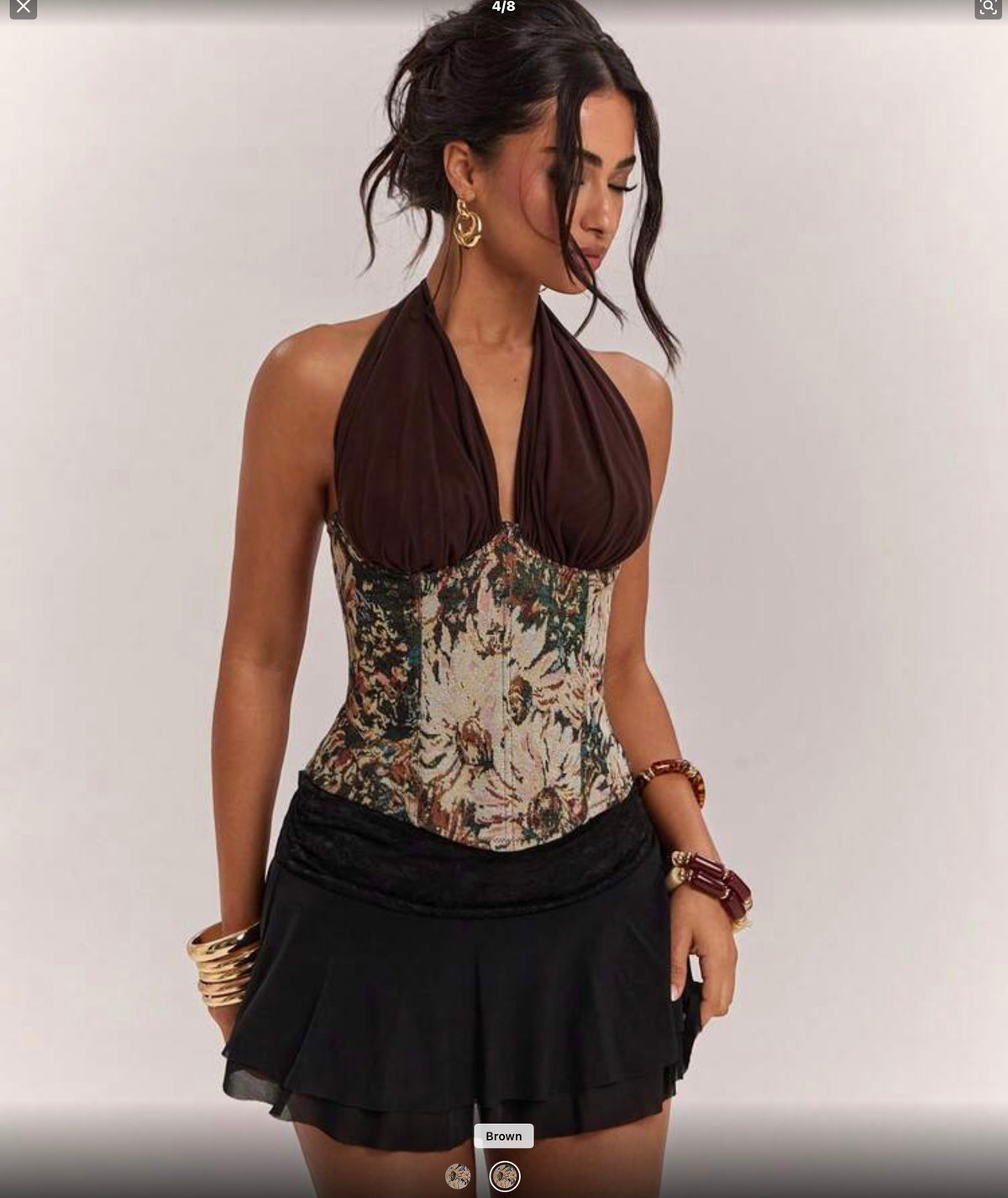 Shine Already Corset Top