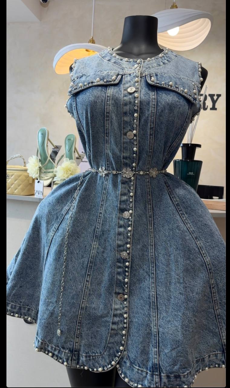 Soft charm jeans dress